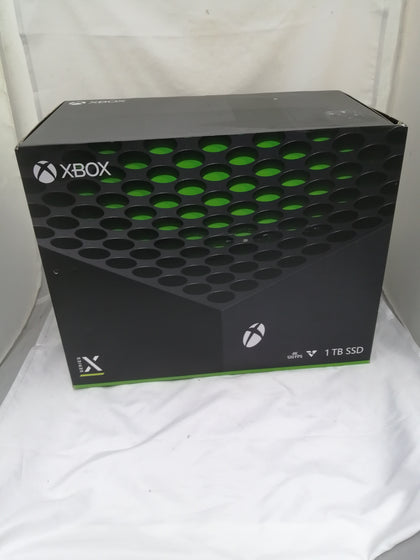 Xbox Series X Console, 1TB, Black, Boxed Cosmetic damages on side of console-Scratches as sdhown in photos