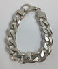 925 Silver Curb Bracelet 9”