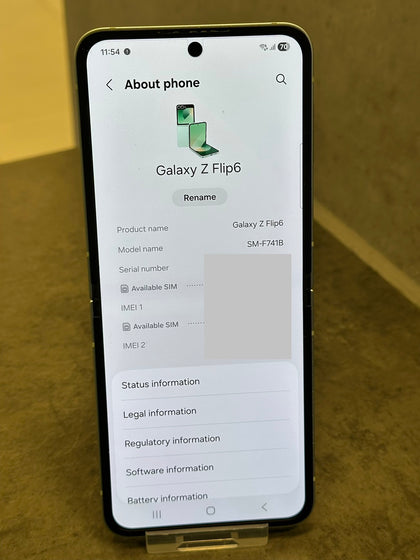 SAMSUNG GALAXY Z FLIP6 512GB UNLOCKED