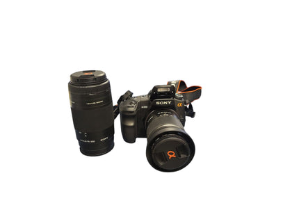 Sony Alpha 200 DSLR-A200 10.2M + 18-70mm + 75-300, grade A