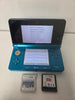 Nintendo 3DS Aqua Blue Console & 2 Games