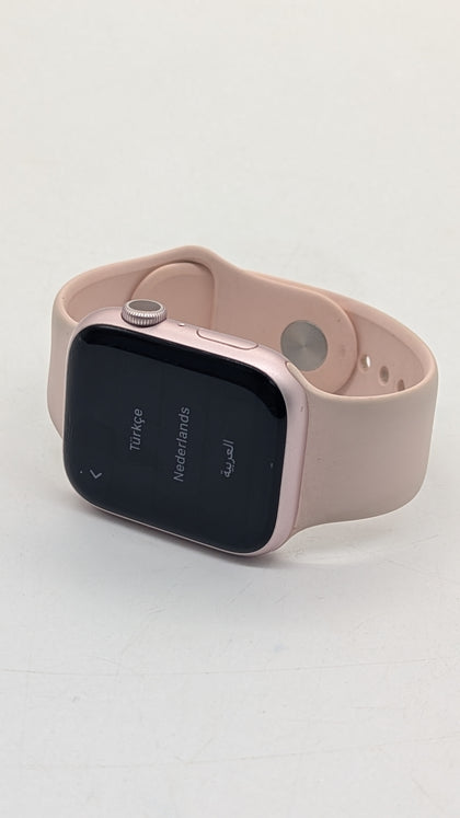 Apple Watch Series 9 - 45mm  GPS -  Pink Aluminium Case - Light Pink Sport Band