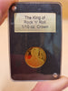 The 24ct The King of Rock ’n’ Roll 1/10th Elvis Coin