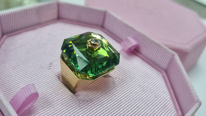 SWAROVSKI NUMINA RING GREEN LEYLAND.