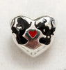 Genuine Pandora Disney Mickey & Minnie "Believe in Magic" Kiss Charm S925 ALE -Retired