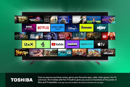 Toshiba 65QF5D53DB QLED 4K Smart Fire TV, TRU Picture Engine, Ultra HD, HDR10, Freeview, Disney+, Prime, Netflix, Dolby Vision **Collection Only**