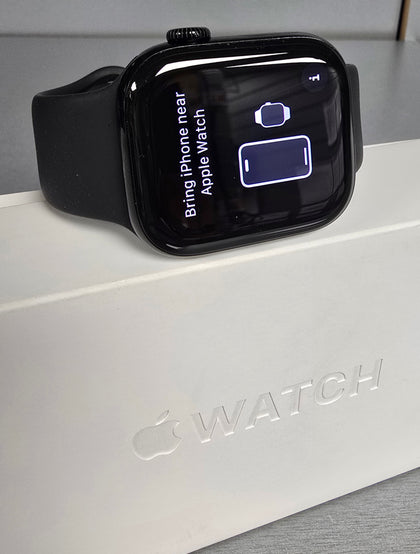 APPLE Watch Series 10 - 42 mm Jet Black Aluminium Case with Black Sport Band, S/M