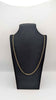 375 HALLMARKED 9CT, YELLOW GOLD, CURBED CHAIN, 26", 5.96G, BOXED