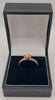 Enchanted Disney fine jewellery rose gold diamond belle dainty rose ring size 9