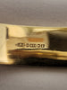 9ct Yellow Gold Patterned Hinged Bangle - 17.22g