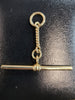 9ct Yellow Gold T-bar pendant - 2.63g