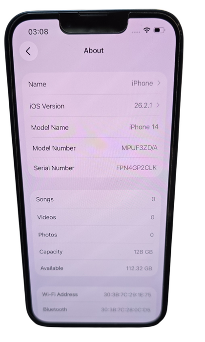 Apple iPhone 14 - 128GB - 99%