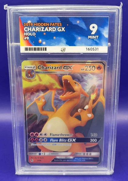 Pokemon Charizard GX Holo (2019) Ace grading - 9 Mint