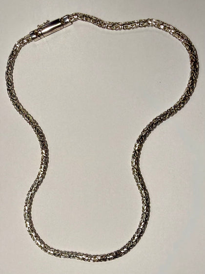 925 Silver Byzantine Chain 20 Inch