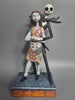 Jim Shore Disney Traditions 'Once Upon A Nightmare' Book Figurine Christmas & Jim Shore Disney Fated Romance Jack Skellington and Sally Figurine,