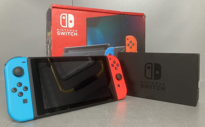 Nintendo Switch Neon Red/Blue Joy-con's ** 3rd Party Charger **.