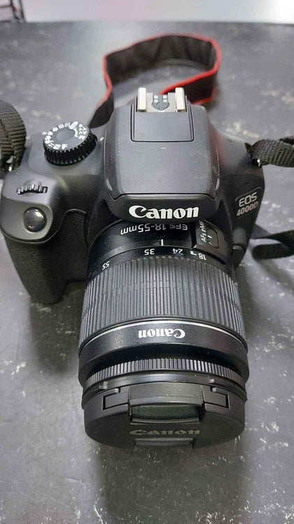 Canon Eos 4000d ,18-55 efs 3 kit lens. COMES BOXED.