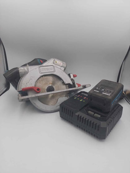 Erbauer ECS18-LI Circular Saw With 5.0Ah Battery And Charger