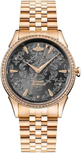 *Cyber Monday Deal* Vivienne Westwood The Wallace Quartz Black Dial Ladies Watch