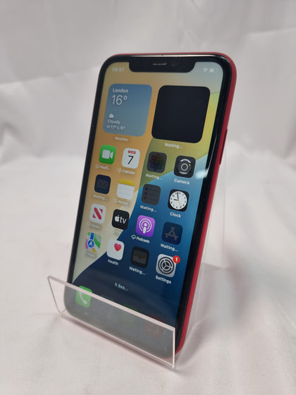 Apple iPhone 11 64GB smartphone red unlocked unboxed 76% Batt health