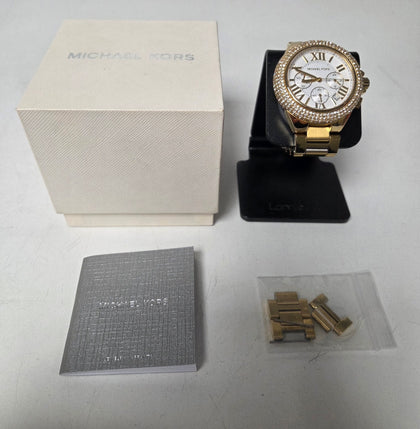 Michael Kors  MK-6994 Oversized Camille Pavé Gold-Tone Watch