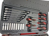 TengTools TM095 95 Piece 1/4" And 1/2" Drive Socket, Screwdriver And Spanner Set - With Carry Case