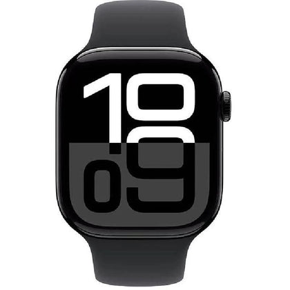 Apple Watch Series 10 46mm GPS/Cell Jet Blac- Black Sport Band - Unboxed