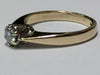 9CT GOLD DIAMOND RING .25CT SIZE J PRESTON STORE