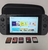 Nintendo Switch Console Grey & 5 Unboxed Games