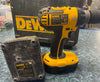 DeWalt drill with the battery