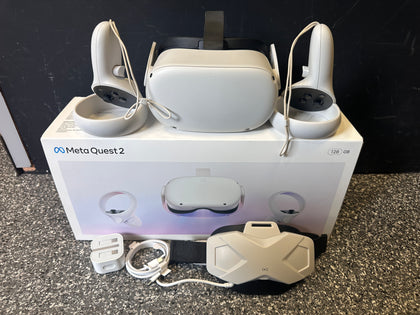 Meta Quest 2 VR Headset 128gb with Battery Pack Strap
