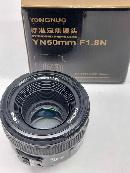 Yongnuo Digital Nikon F - 50mm N prime lens F1.8 - FX and DX compatible - Boxed in good condition