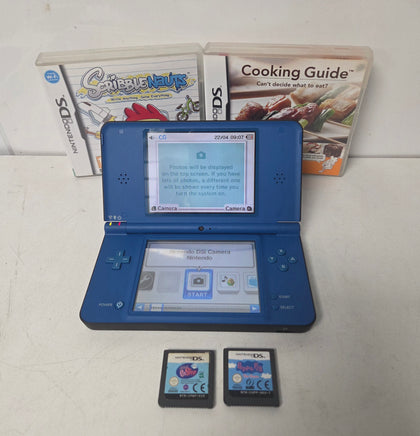 Nintendo DSi XL Blue & 4 Games (2Unboxed)