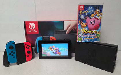 Nintendo Switch Neon Red/Blue Console & 1 Game
