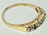 9ct yellow gold eternity ring size O
