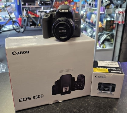 Canon Eos 850D + 50mm lense