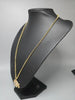 9ct Gold Necklace with Bull Dog Pendant Pendant 375 8.8G 20'' in Length
