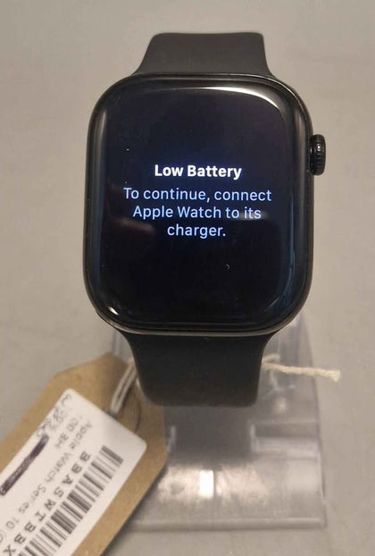 Apple Watch Series 10 (GPS), Jet Black Aluminium, 46mm, unboxed