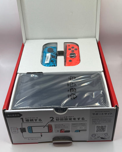Nintendo Switch OLED 64GB Neon Red / Blue Boxed - Chesterfield