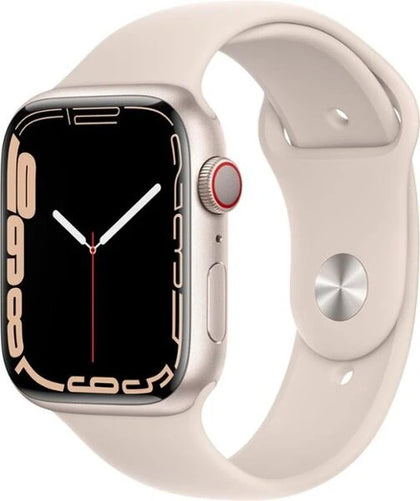 Apple Watch Series 7 GPS, Cellular Starlight Aluminium, 41mm ** Unboxed **