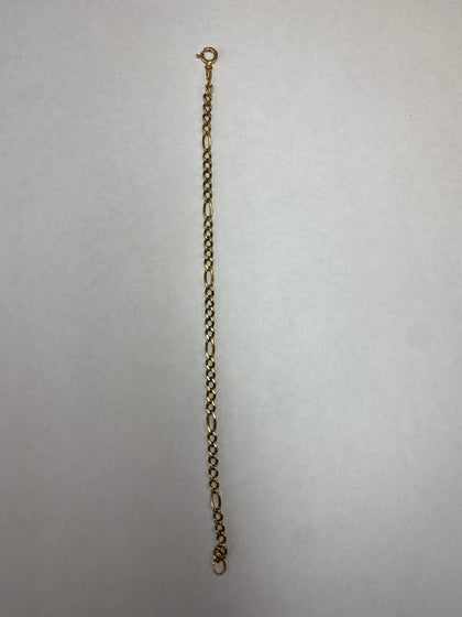 9CT GOLD 8” BRACELET 5gr