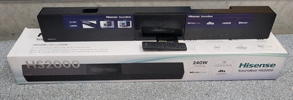 Hisense HS2000 2.1 CH Soundbar Visual Built-in Subwoofer 240W