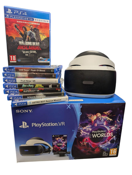 Playstation Vr Bundle boxed with 8 games