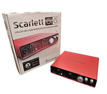 Focusrite Scarlett 6i6 ( 2nd gen ) Audio Interface**Boxed**