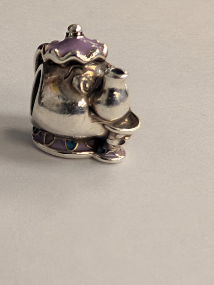 Pandora Mrs Potts and Chip Disney Charm