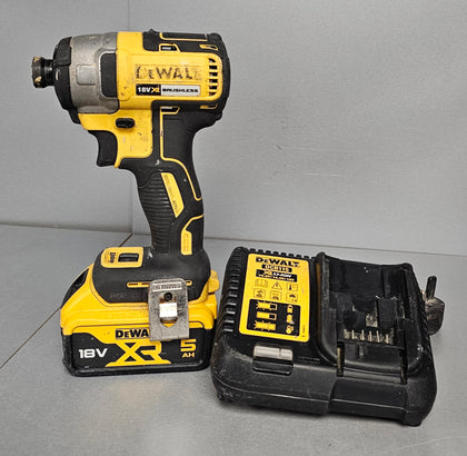 DeWalt DCF887 18V XR Brushless Impact Driver + 5.0ah Battery