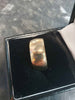 9ct Yellow Gold Wide Band - Size T - 6.4g