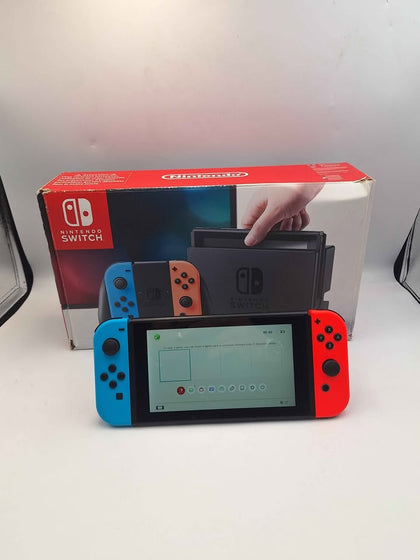 Nintendo Switch Home Gamimg Console - 32GB SSD - Boxed With Neon Joycons