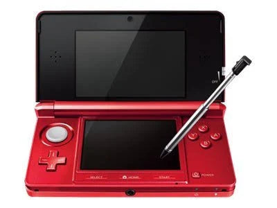 Nintendo 3DS Console Flame Red w/ Lego Game
