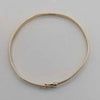 9ct 375 yellow gold Bangle 4.6g Boxed & hallmarked